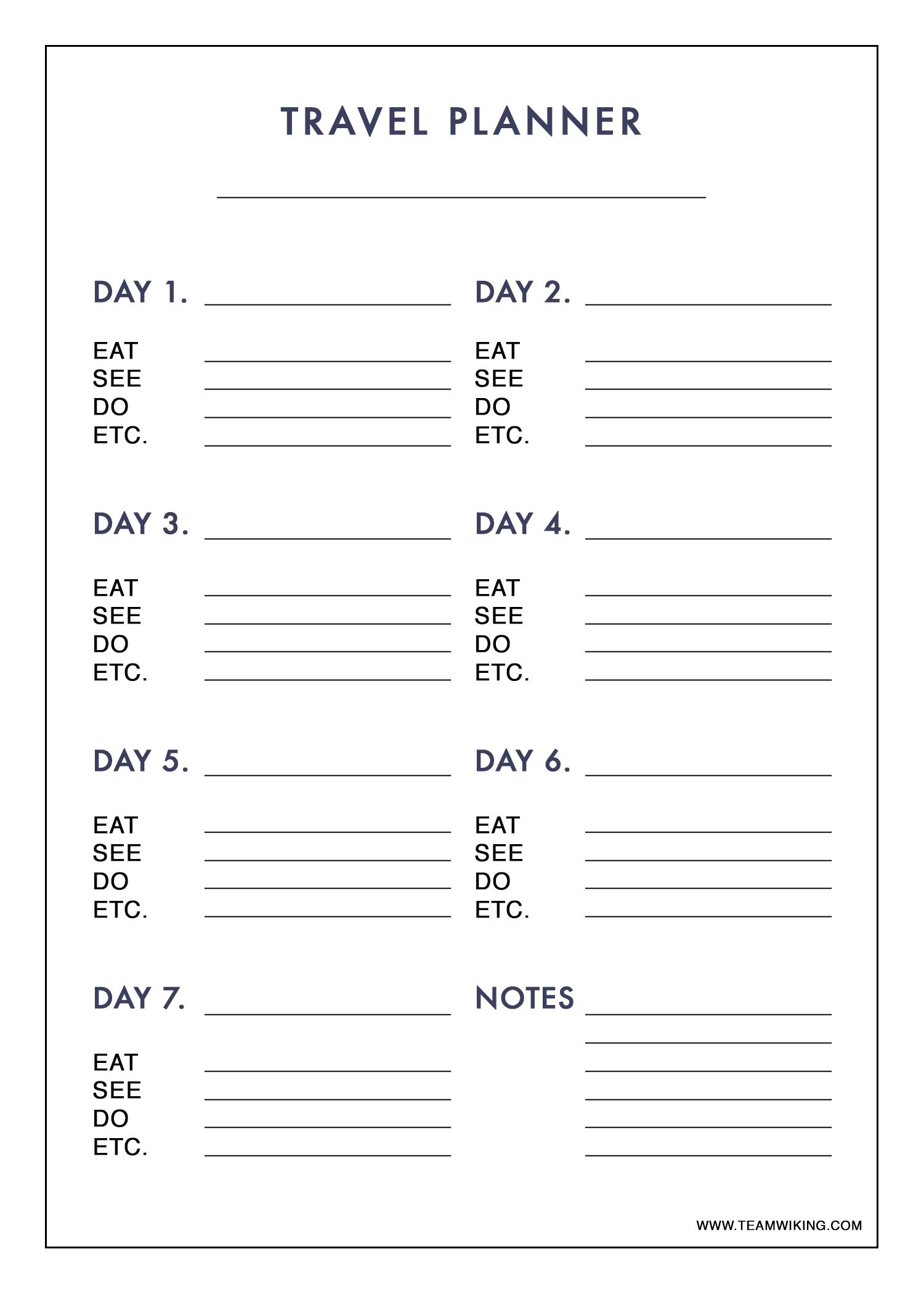 Daily Trip Planner Template Within Day To Day Travel Itinerary Template Within Day To Day Travel Itinerary Template