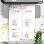 decor wedding checklist Throughout Wedding Decoration Checklist Template