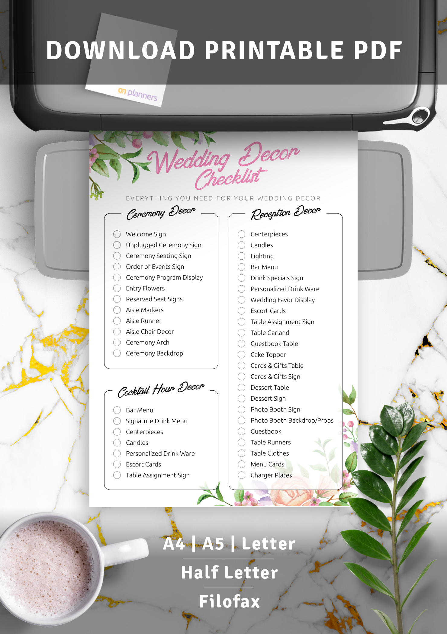 Decor Wedding Checklist Throughout Wedding Decoration Checklist Template