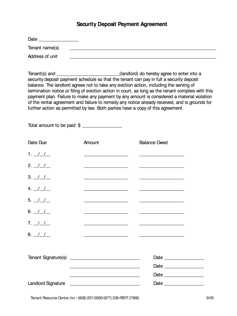 Deposit Payment Agreement – Fill Online, Printable, Fillable  Pertaining To Apartment Rental Deposit Agreement