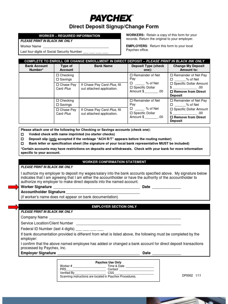 Direct Deposit Form  Cheque  Identity Document Intended For Social Security Administration Direct Deposit Change Form Throughout Social Security Administration Direct Deposit Change Form