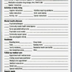 ✓ Discharge Planning Checklist Template Within Hospital Discharge Checklist Template