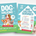 Dog Walking Flyer Template – PSD, Ai, Vector – BrandPacks Within Dog Sitting Flyer Template