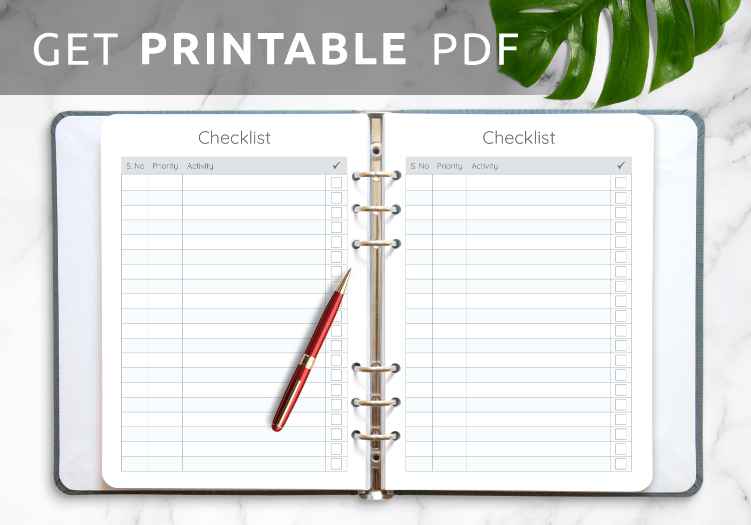 Download Printable Priority Checklist Template PDF Pertaining To Priority Checklist Template Throughout Priority Checklist Template