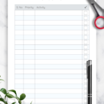 Download Printable Priority Checklist Template PDF Throughout Priority Checklist Template