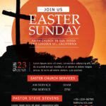 Easter Sunday Flyer Template With Regard To Easter Church Flyer Template