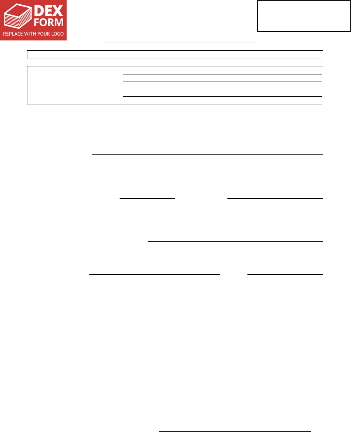 Electronic Funds Transfer Authorization Form In Word And Pdf Formats Intended For Electronic Funds Transfer Deposit Form Template