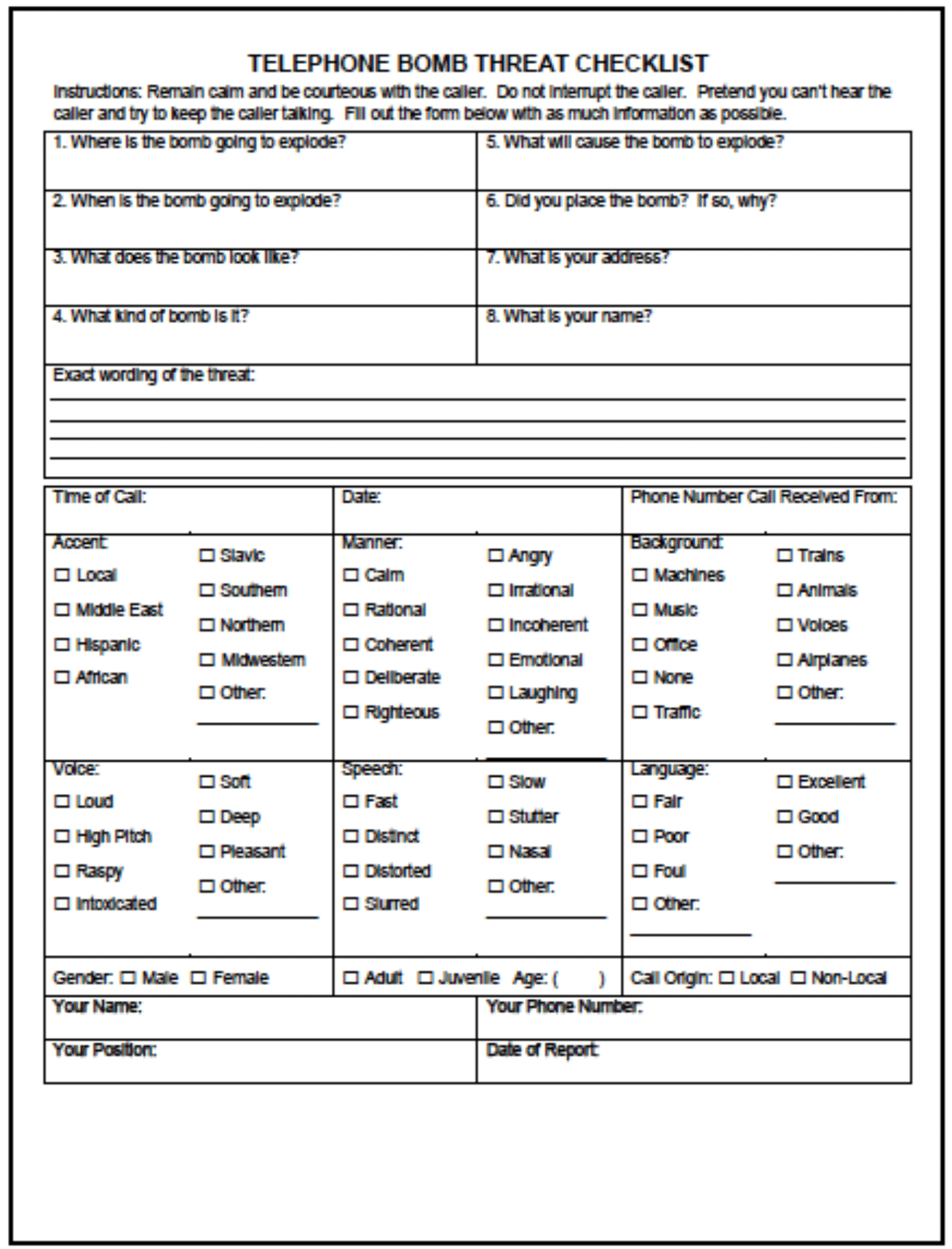 Emergency Action Plan Template Checklist – SafetyCulture Pertaining To Emergency Checklist Template