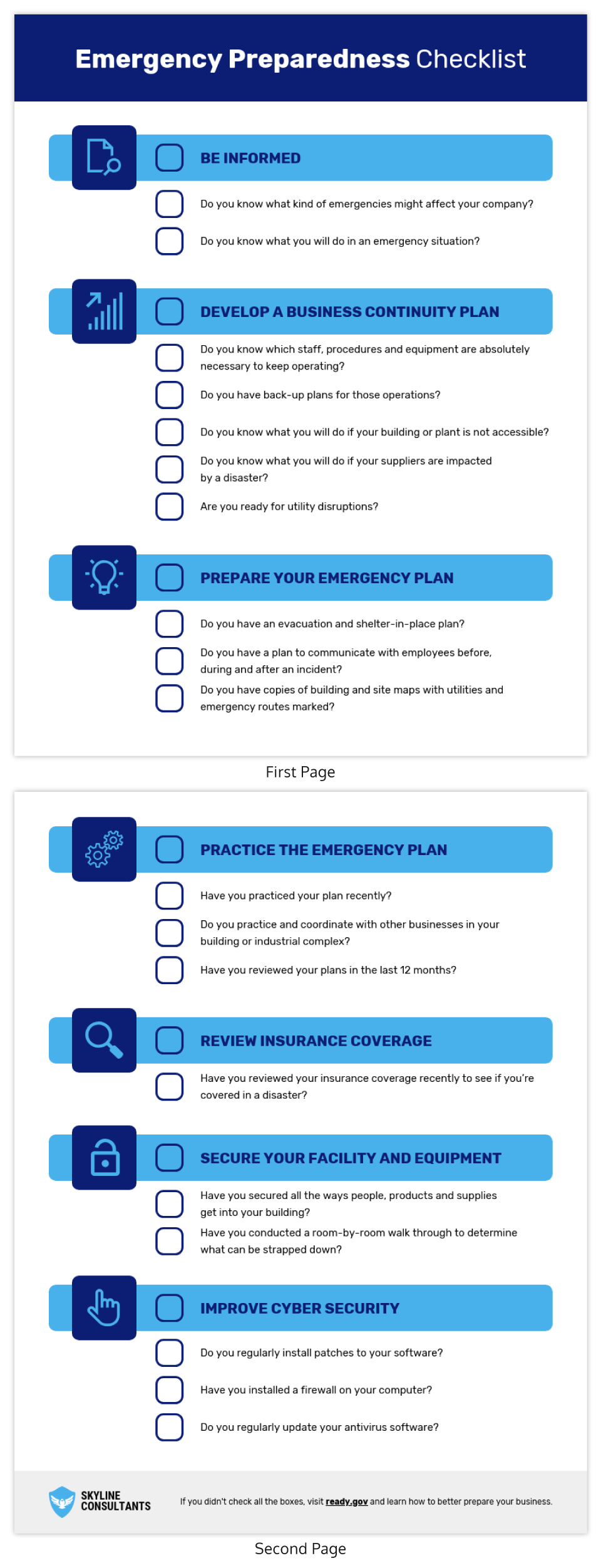 Emergency Preparedness Checklist Template Within Emergency Checklist Template