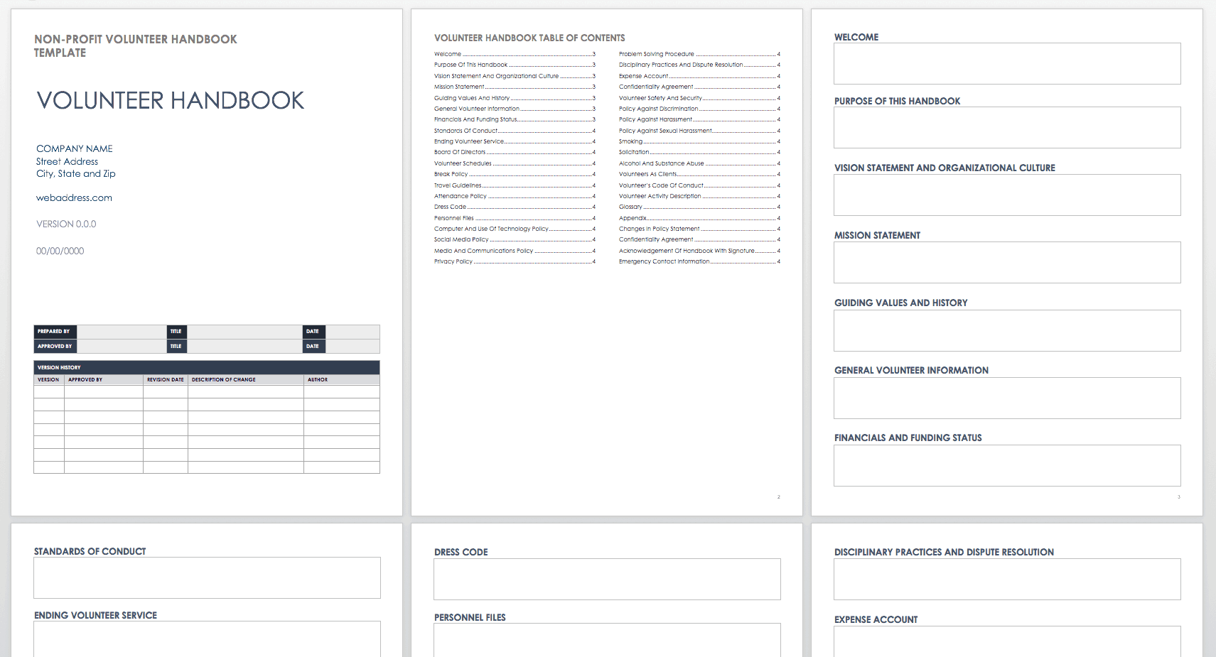 Employee and Company Handbook Templates  Smartsheet With Regard To Employee Handbook Checklist Template For Employee Handbook Checklist Template