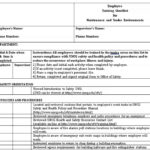 Employee Checklist Template  Intended For Safety Training Checklist Template