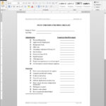 Employee Hiring Checklist Template  HRG10 10 Regarding Employee Personnel File Checklist Template