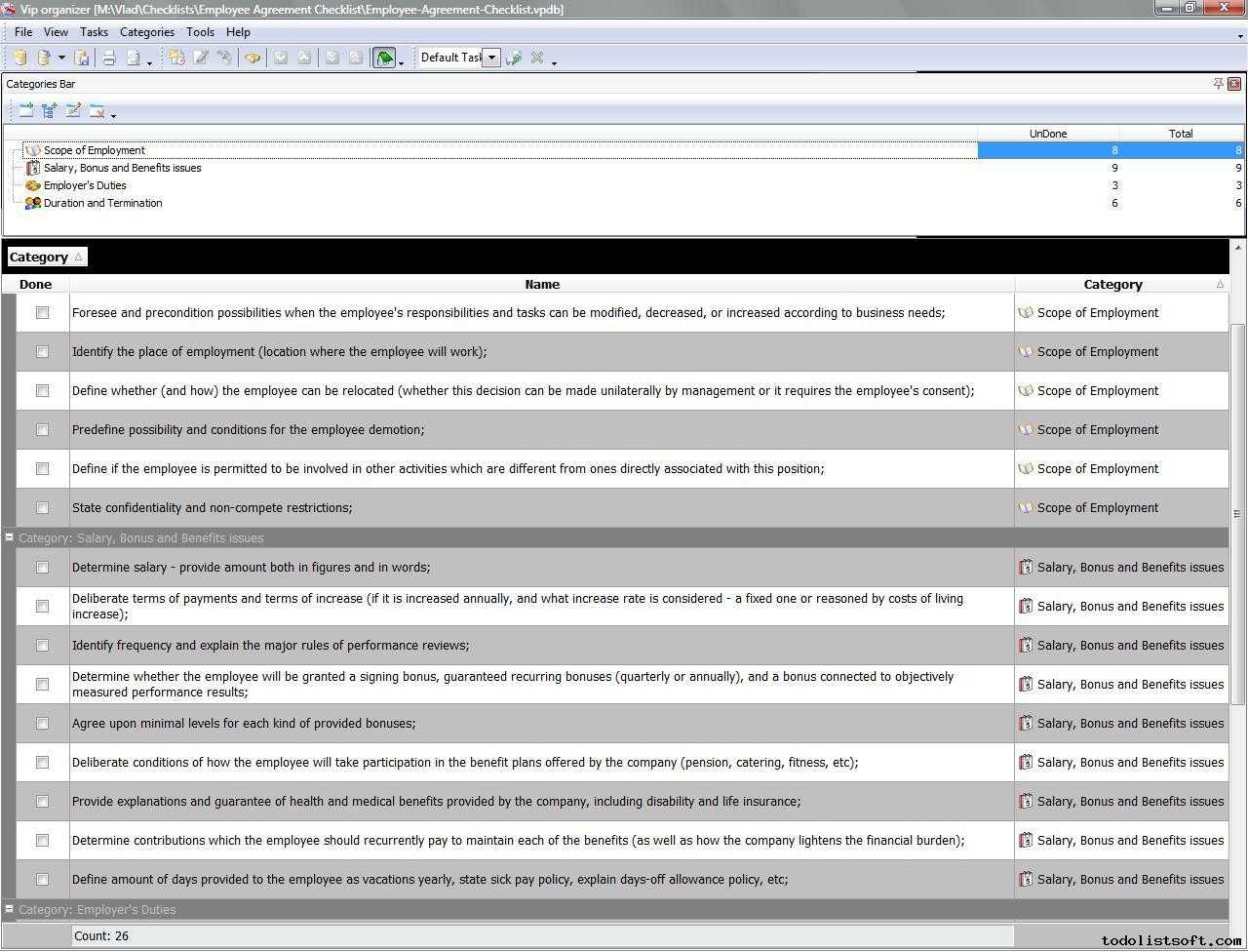 Employee management checklists- To Do Lists for employee  In Employee Handbook Checklist Template Within Employee Handbook Checklist Template