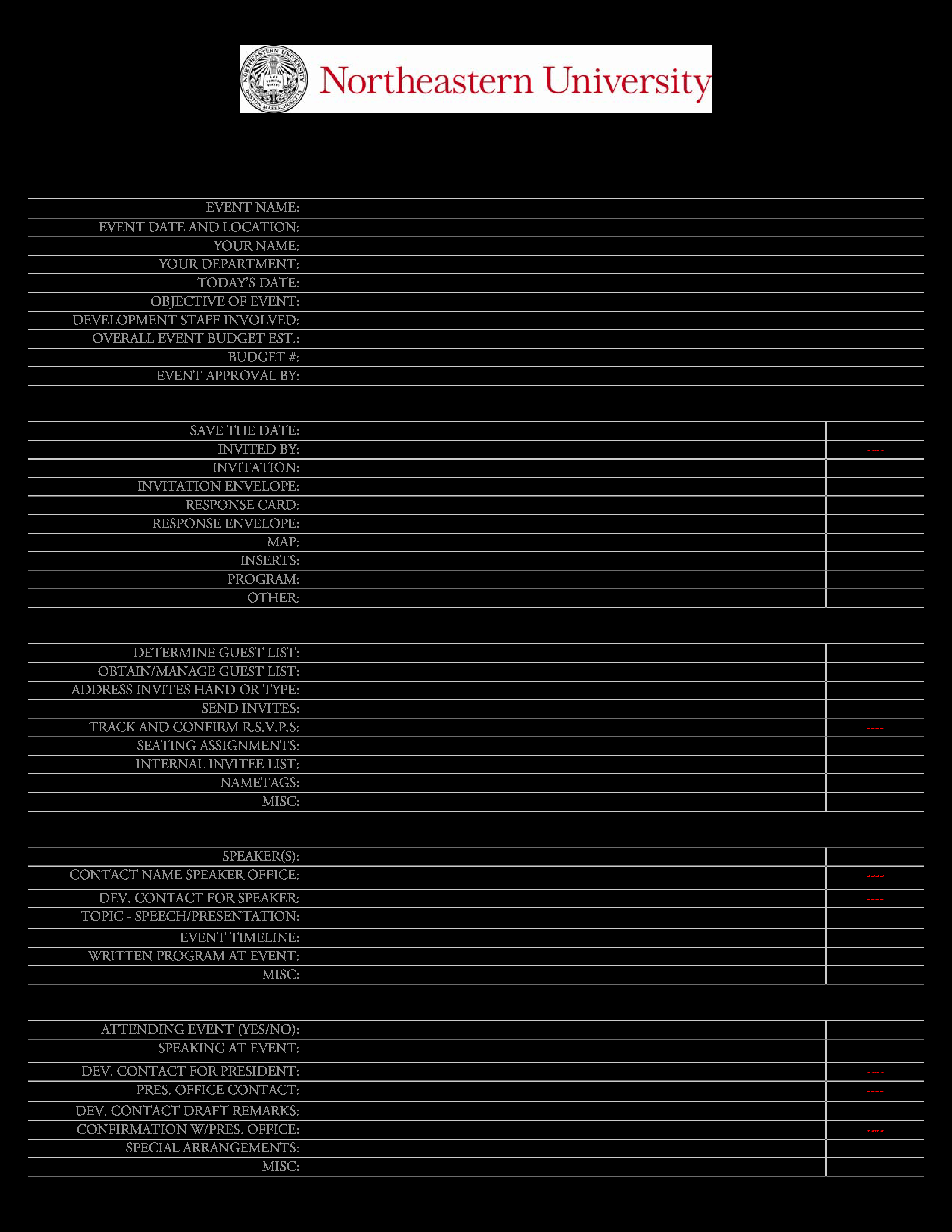 免费Event Planning Checklist  样本文件在allbusinesstemplates With Event Management Checklist Template