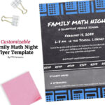 Family Math Night Flyer Template For Math Night Flyer Template