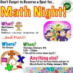 Family Math Night Math Website – Cute10 Inside Math Night Flyer Template