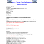 family reunion invitation letter - Sablon Intended For Family Reunion Itinerary Template