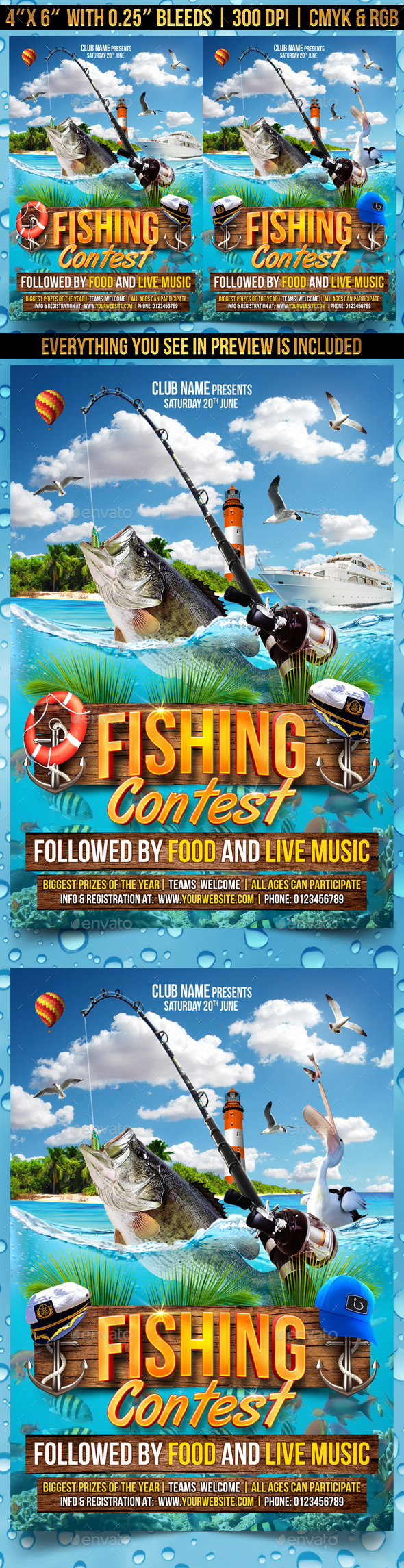 Fishing Contest Flyer Template With Regard To Fishing Flyer Template Within Fishing Flyer Template