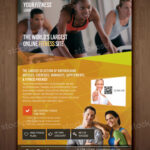 Fitness, Gym & Health – FREE PSD Flyer Template  StockPSD Regarding Gym Open House Flyer Template
