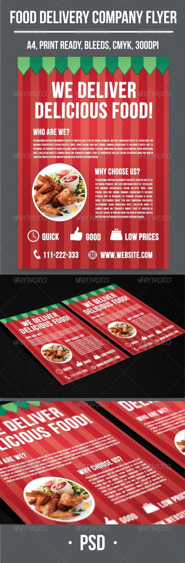 Food Delivery Company Flyer Intended For Food Delivery Flyer Template Intended For Food Delivery Flyer Template