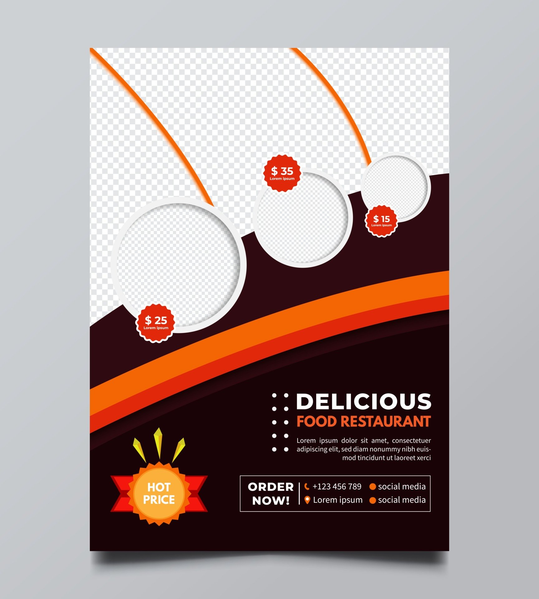 Food Sale promotion flyer and poster template 10 Vector Art  Regarding Food Sale Flyer Template Regarding Food Sale Flyer Template