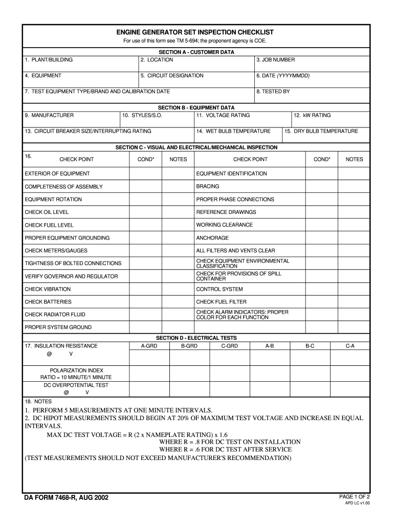 driver-checklist-template