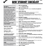 FREE 10+ Checklist Examples For Students In PDF  Google Docs  For College Checklist Template