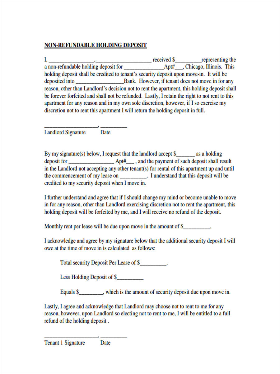 FREE 10+ Rental Deposit Forms in PDF Throughout Transfer Of Security Deposit To New Owner Form Regarding Transfer Of Security Deposit To New Owner Form