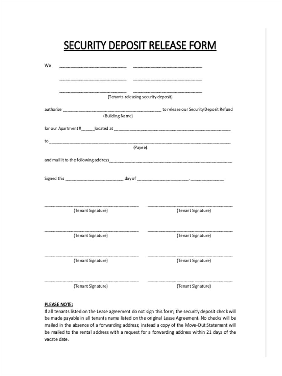 FREE 10+ Security Deposit Forms in PDF  Ms Word Intended For Transfer Of Security Deposit To New Owner Form With Regard To Transfer Of Security Deposit To New Owner Form
