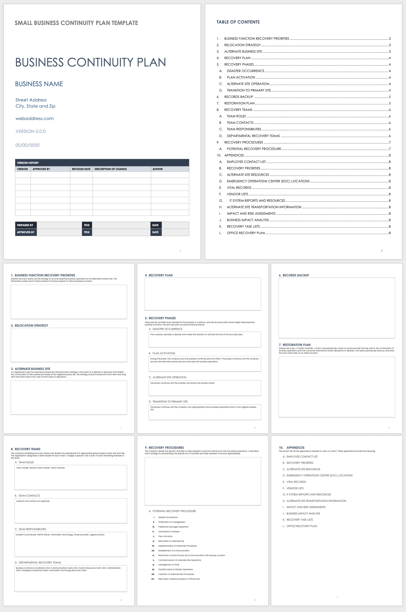 Free Business Continuity Plan Templates  Smartsheet Throughout Business Continuity Plan Checklist Template Intended For Business Continuity Plan Checklist Template