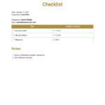 FREE Construction Checklist Template In PDF  Template