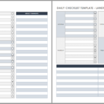 Free Daily Work Schedule Templates  Smartsheet Within Employee Daily Task Checklist Template