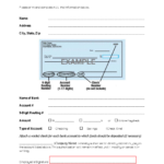 Free Direct Deposit Authorization Forms – PDF  Word – EForms Intended For Employee Direct Deposit Enrollment Form Template