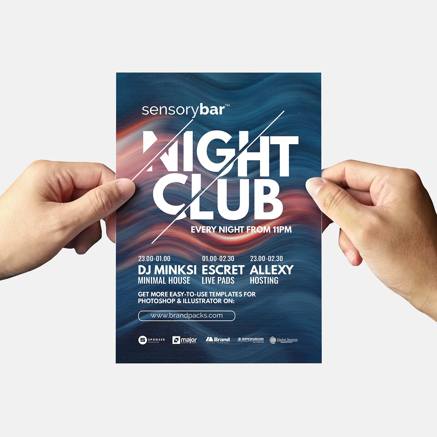 Free Nightclub Flyer Template - PSD, Ai & Vector - BrandPacks Throughout Service Industry Night Flyer Template Regarding Service Industry Night Flyer Template