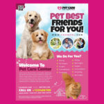 Free Pet Care Flyer Template (PSD) Inside Dog Sitting Flyer Template