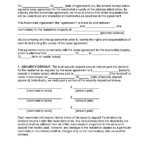 Free Roommate Agreement Template  PDF – Word Within Security Deposit Agreement Between Roommates