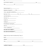 Free Security Deposit Return Letter – PDF  Word – EForms For Request For Return Of Security Deposit Form