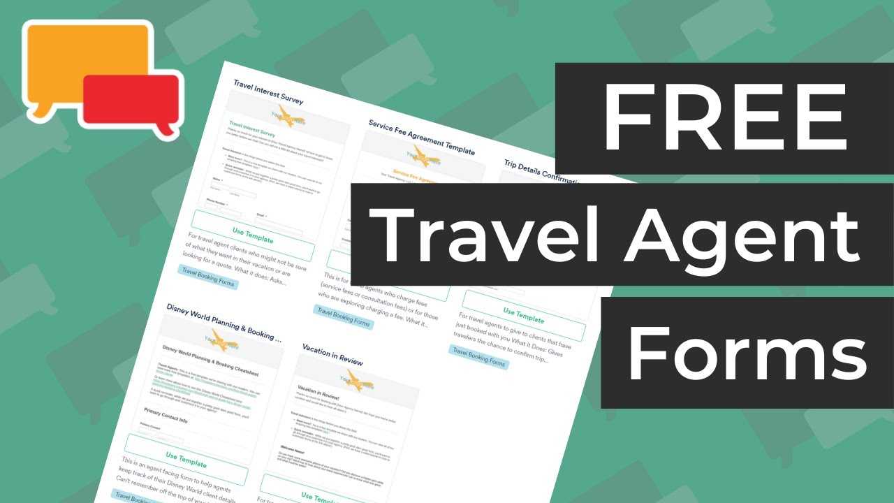 Free Travel Agent Forms  Templates for Travel Agencies In Travel Itinerary Template For Travel Agent Throughout Travel Itinerary Template For Travel Agent