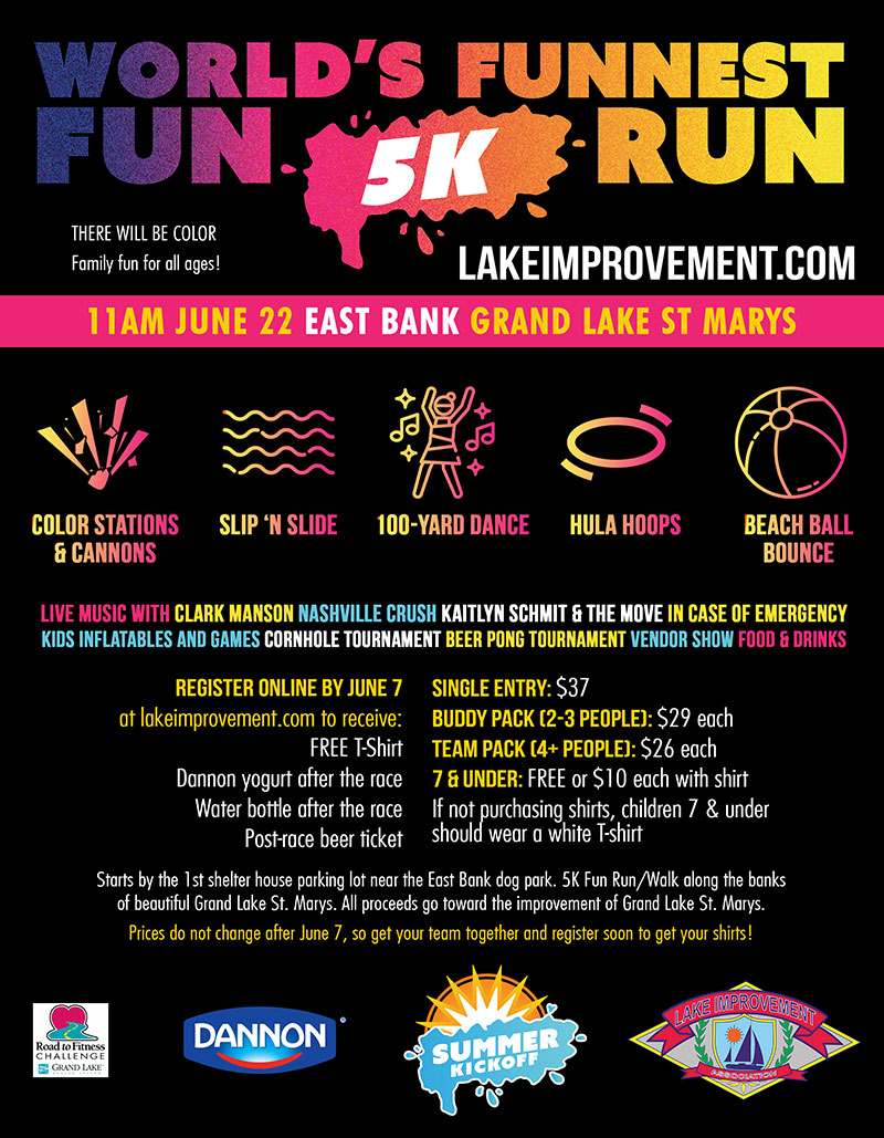 fun-run-flyer-d10 - Lake Improvement Association Within Fun Run Flyer Template Intended For Fun Run Flyer Template