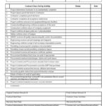 Generic Closeout Checklist - Template - 10  Invoice  Procurement Inside Contract Closeout Checklist Template