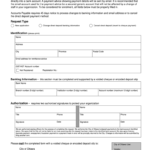 Generic Vendor Ach Authorization Form – Fill Online, Printable  For Direct Deposit Authorization Form Template