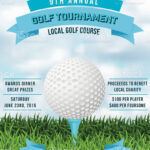 Golf Tournament Einladung Flyer Mit Gras Und Ball Stock Vektor Art Und Mehr  Bilder Von 10 In Golf Tournament Fundraiser Flyer Template