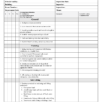 Health Safety Inspection Workplace Inspection Checklist Template  Intended For Office Safety Checklist Template