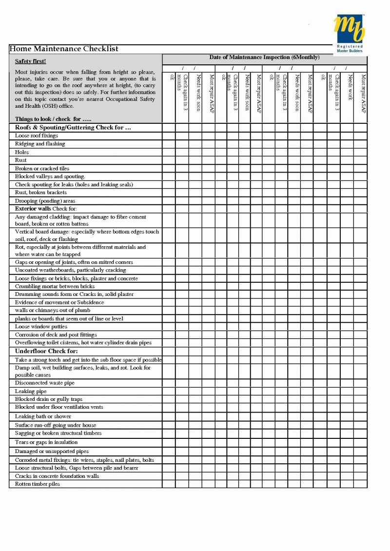 house design checklist pdf For Home Improvement Checklist Template Throughout Home Improvement Checklist Template