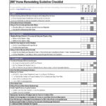 House Design Checklist Pdf Within Home Remodel Checklist Template
