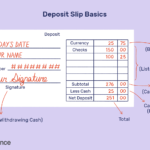 How To Fill Out A Deposit Slip Inside Generic Deposit Slip Template