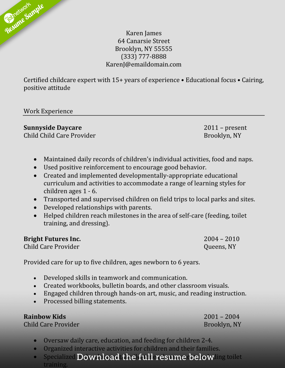 How to Write a Perfect Caregiver Resume (Examples Included) In Caregiver Job Description Template Within Caregiver Job Description Template