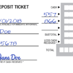 Howto: How To Fill Out A Checking Account Deposit Slip Within Checking Deposit Slip Template