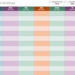Itinerary Calendar Template – Tablon Pertaining To College Tour Itinerary Template