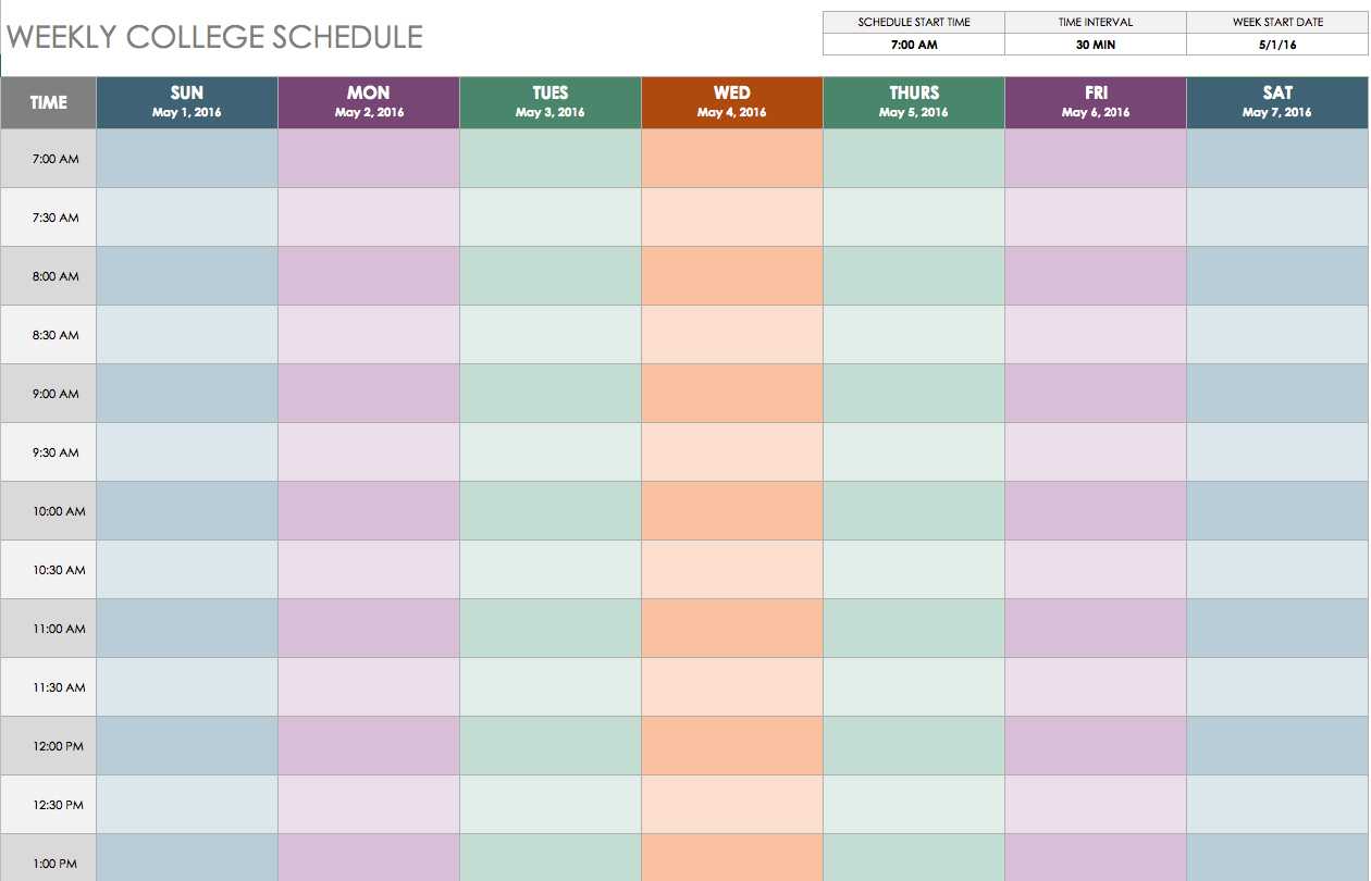 Itinerary Calendar Template – Tablon Pertaining To College Tour Itinerary Template